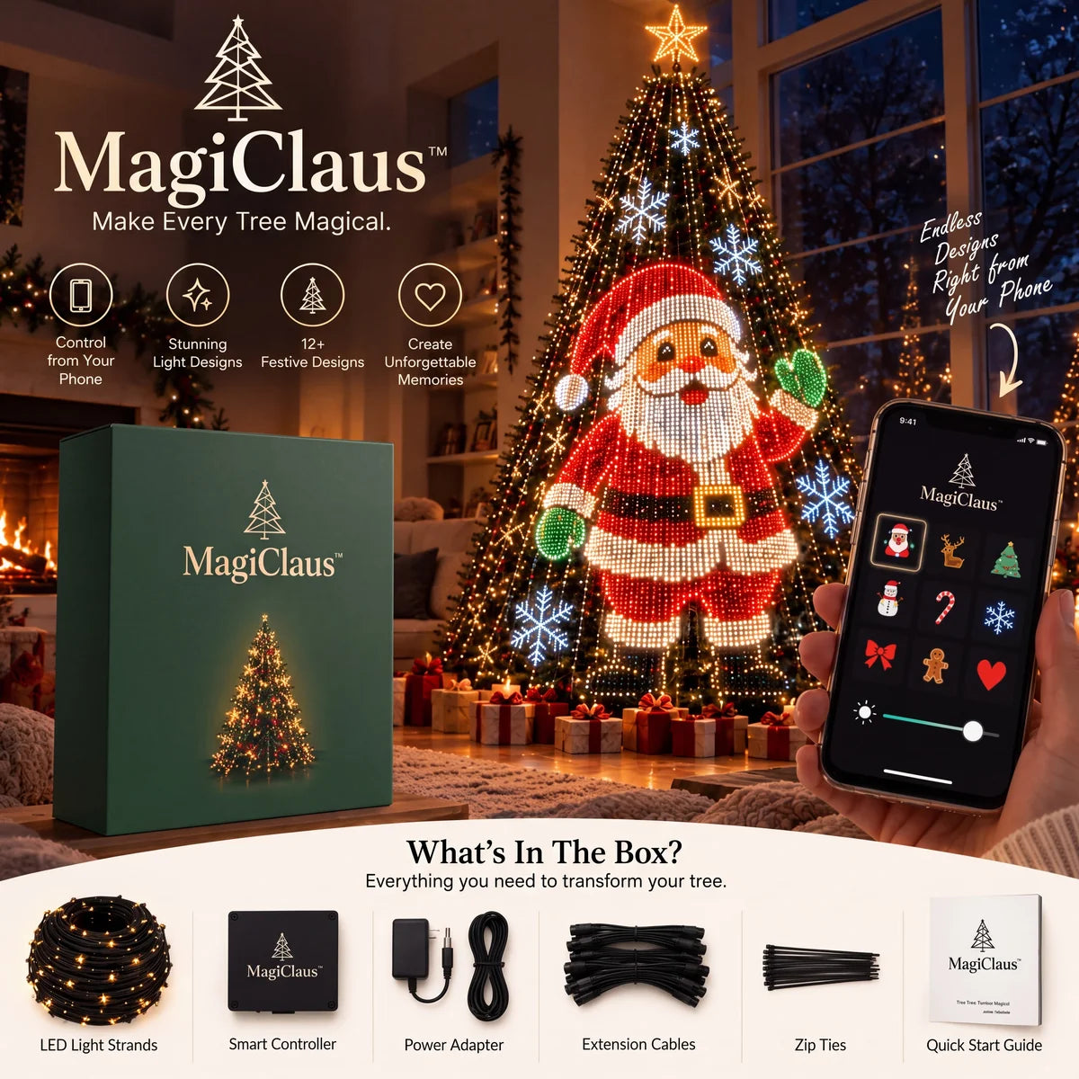 Smart Animated Christmas Tree Lights – Merry Glow Shop