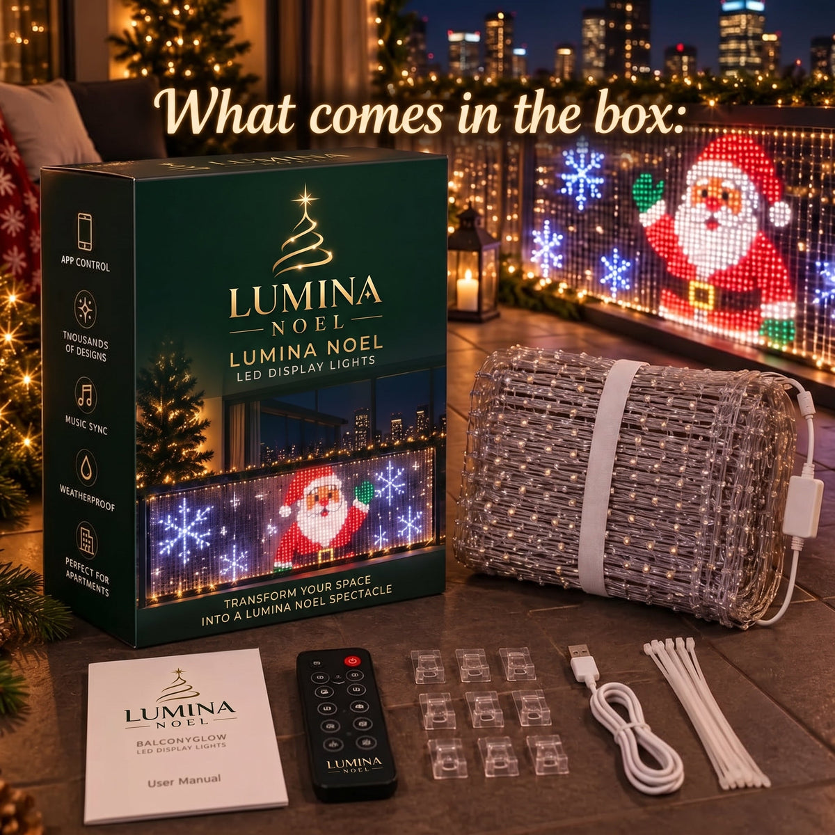 Merry GlowCurtain