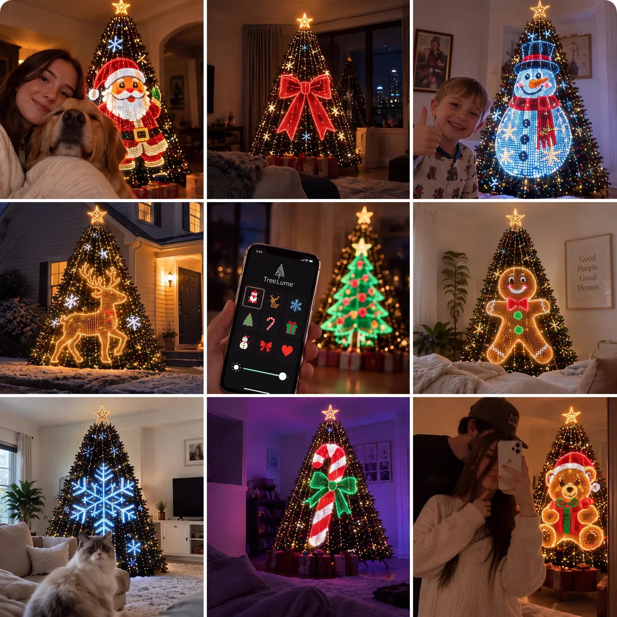 Smart Animated Christmas Tree Lights